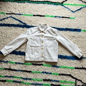 White Denim Jacket (Everlane)